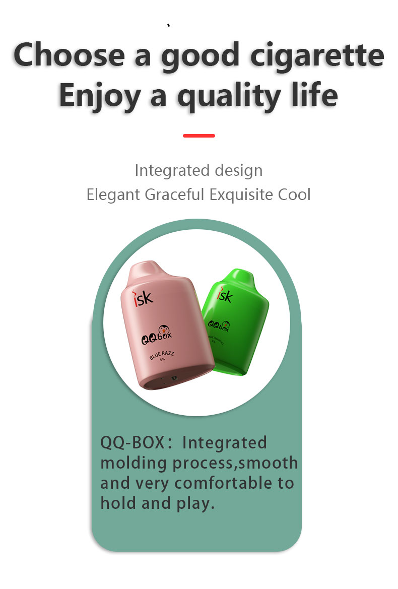 QQ-Box ชาร์จใหม่ได้ บุหรี่ไฟฟ้าใช้แล้วทิ้ง 5000 พัฟ Puffs Disposable Vape Thailand